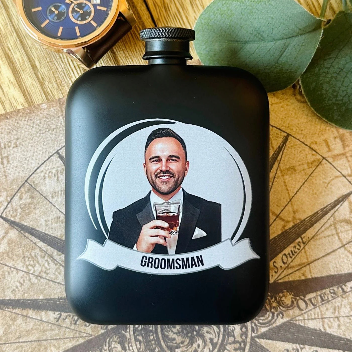 Personalized Groomsmen Flasks