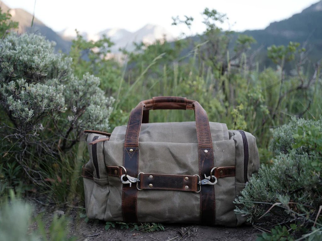 25L Overnight Canvas Duffel - Groovy Groomsmen Gifts