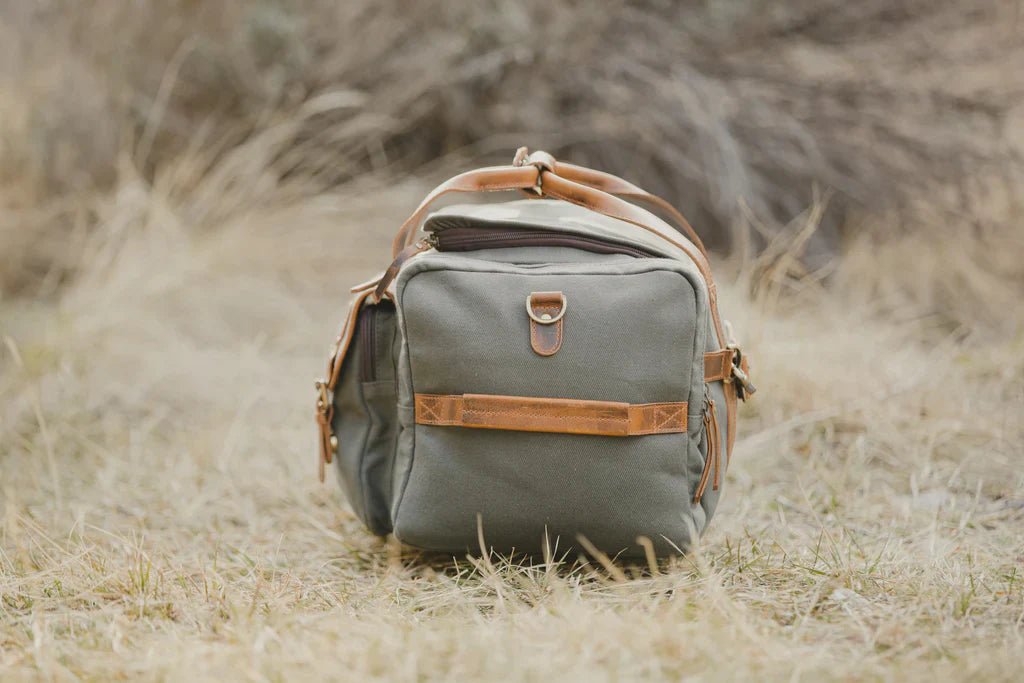 25L Overnight Canvas Duffel - Groovy Groomsmen Gifts