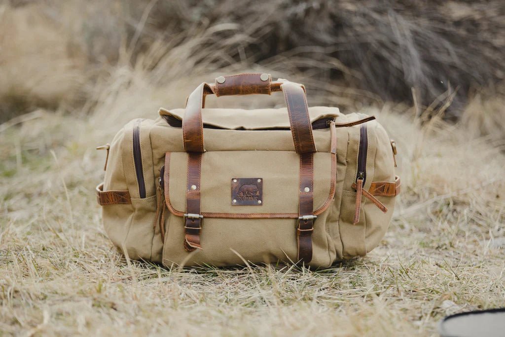 25L Overnight Canvas Duffel - Groovy Groomsmen Gifts