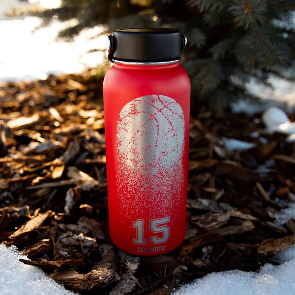 32oz Basketball Water Bottle - Groovy Groomsmen Gifts