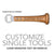 Grill 6 Tool Player Grill Tool Set by Groovy Groomsmen Gifts