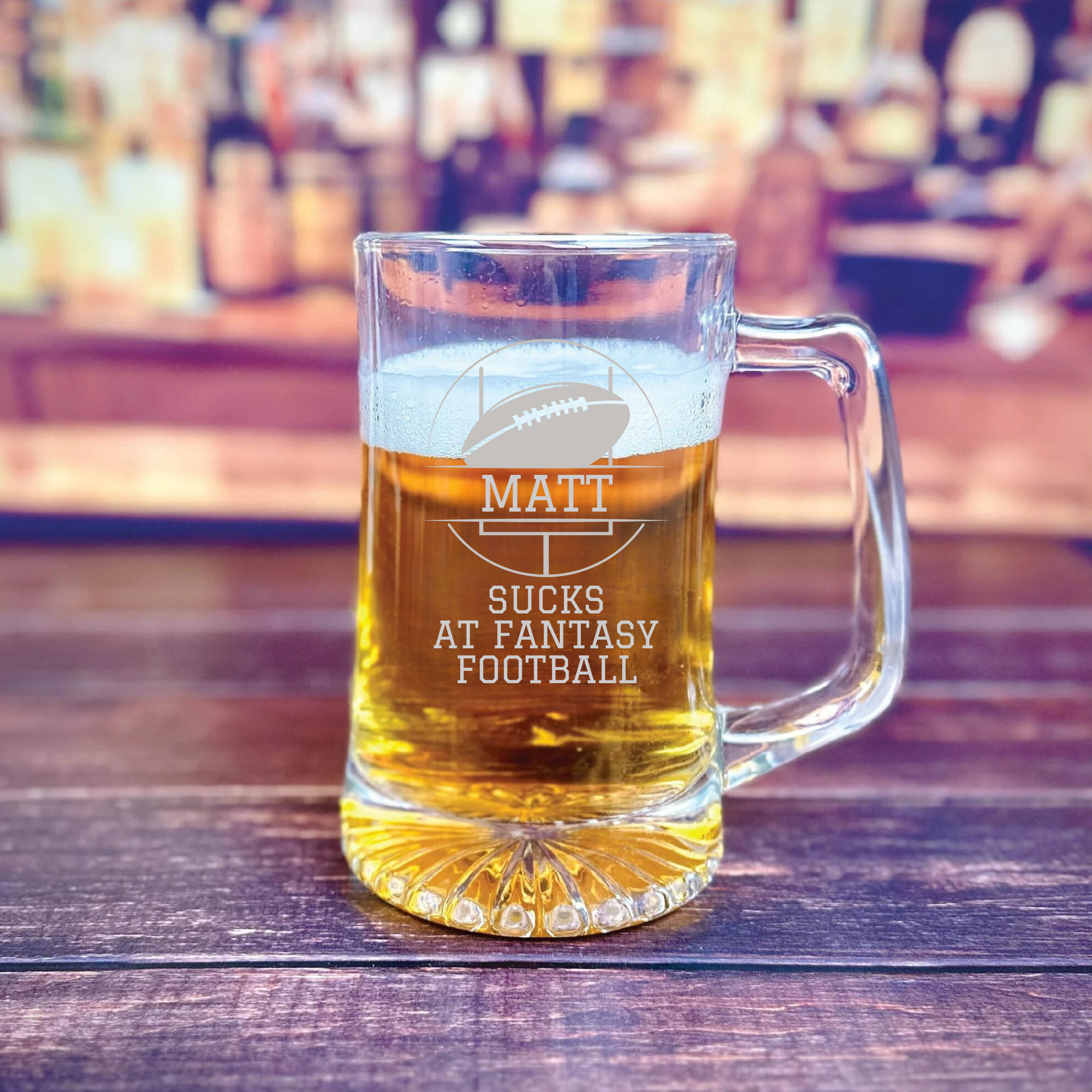 Fantasy Football Champ Beer Mug