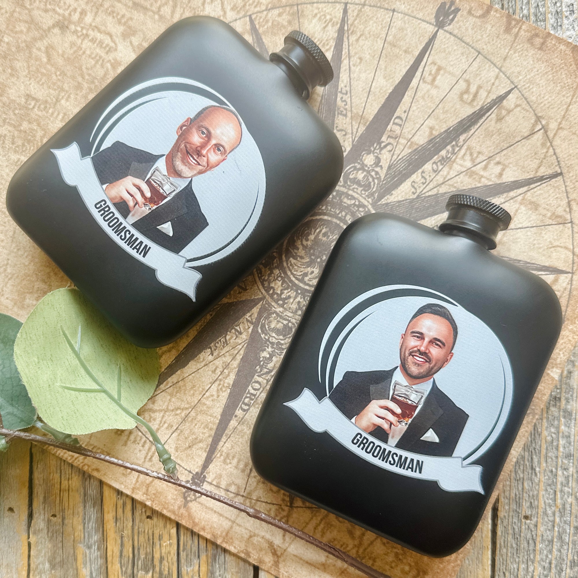 Groomsmen Grins Flask