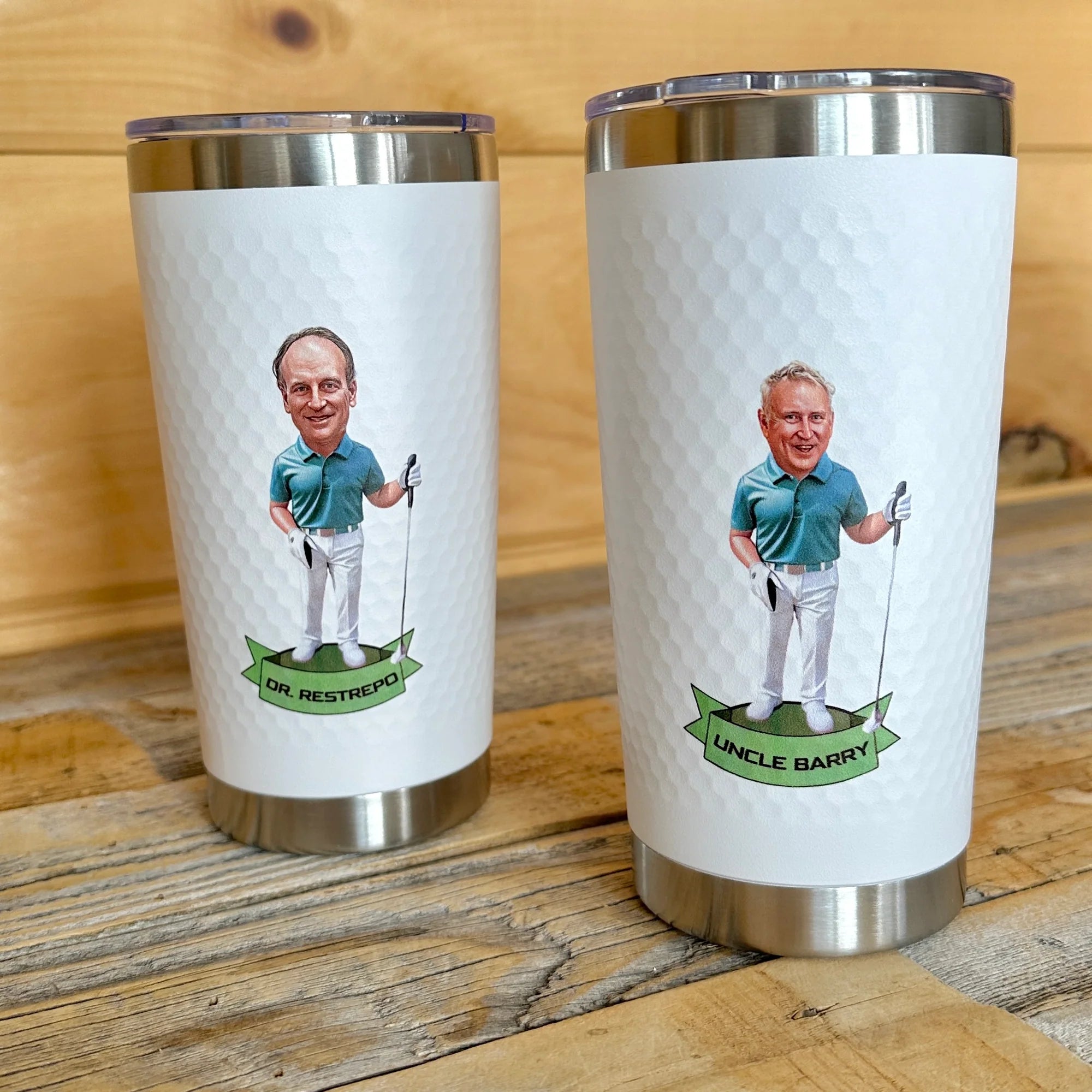 Golf Caricature Tumbler