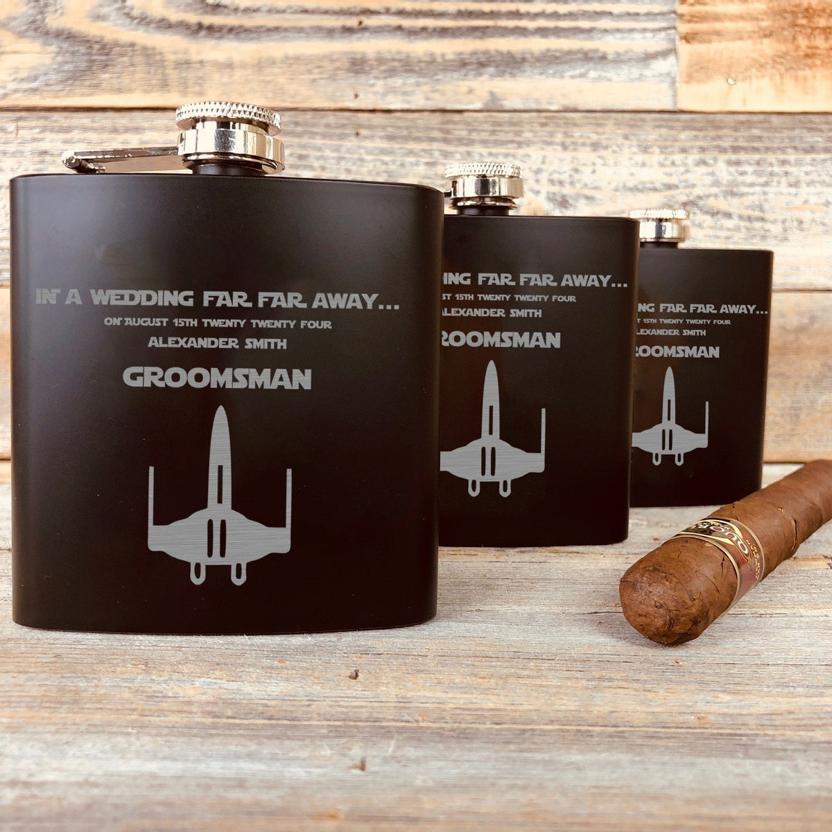 A Wedding Far Far Away - Groovy Groomsmen Gifts