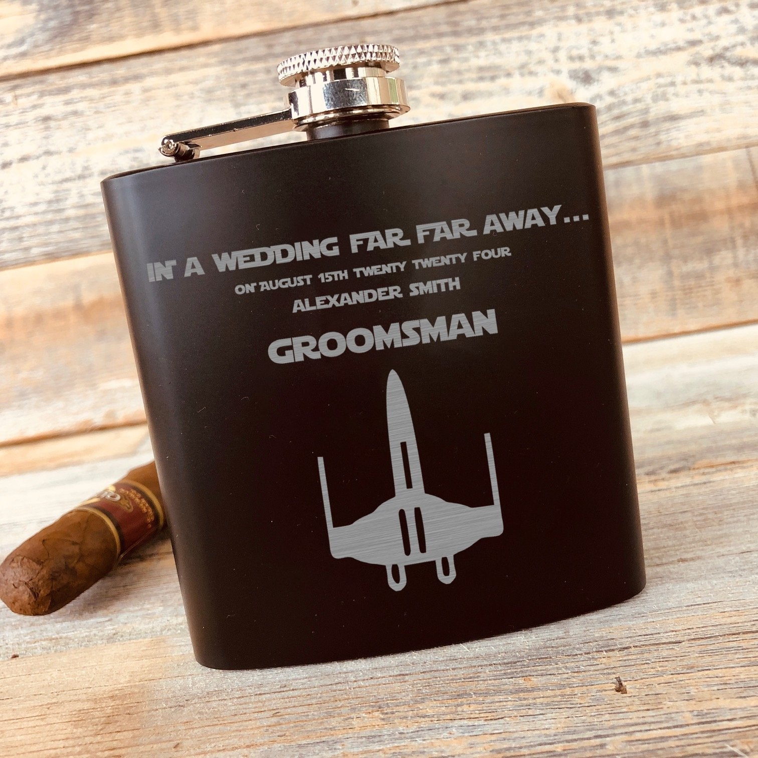 A Wedding Far Far Away - Groovy Groomsmen Gifts