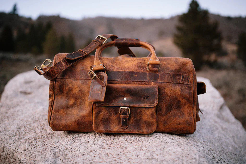 Top Grain Leather Weekender Duffel