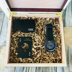 Ace of Spades Groomsmen Gift Box Set