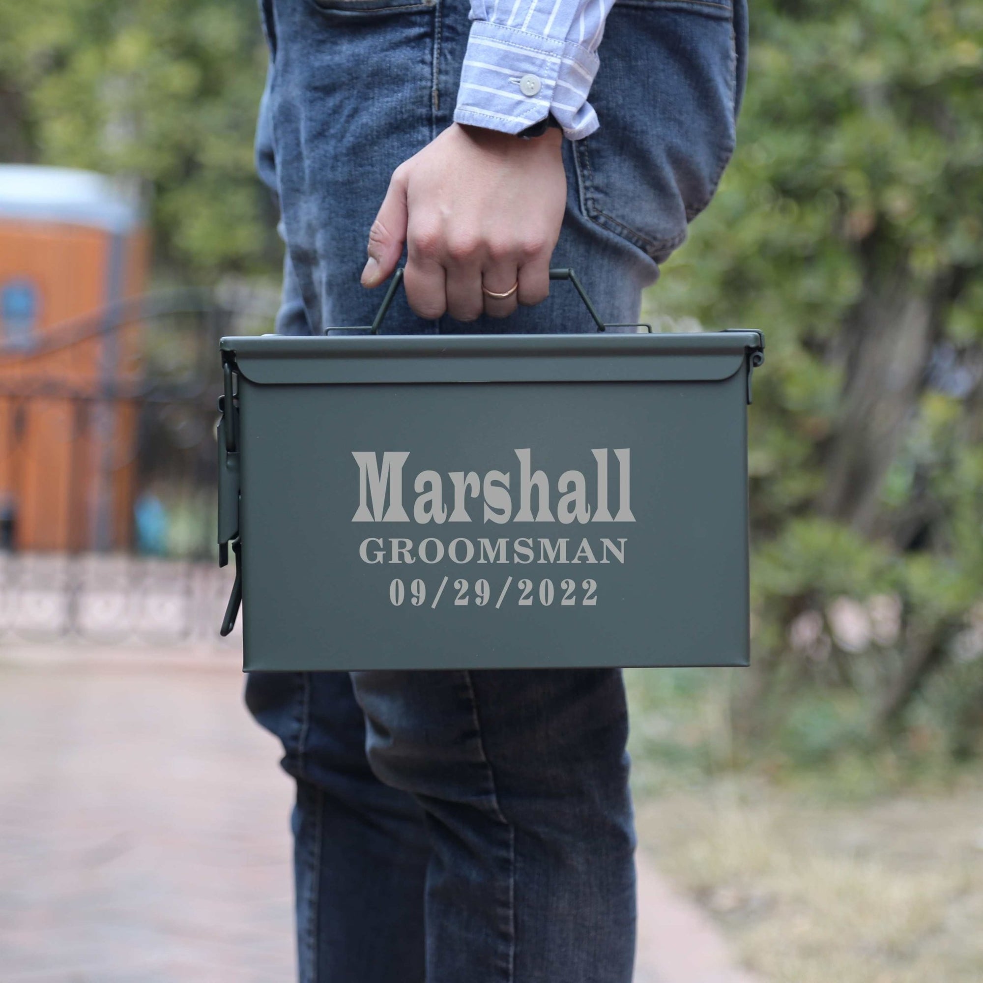 Box Ammo Can by Groovy Groomsmen Gifts