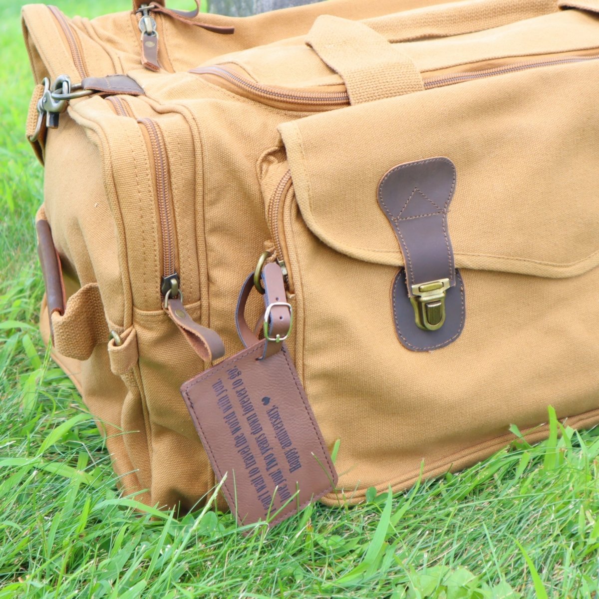 Anniversary Duffle by Groovy Groomsmen Gifts