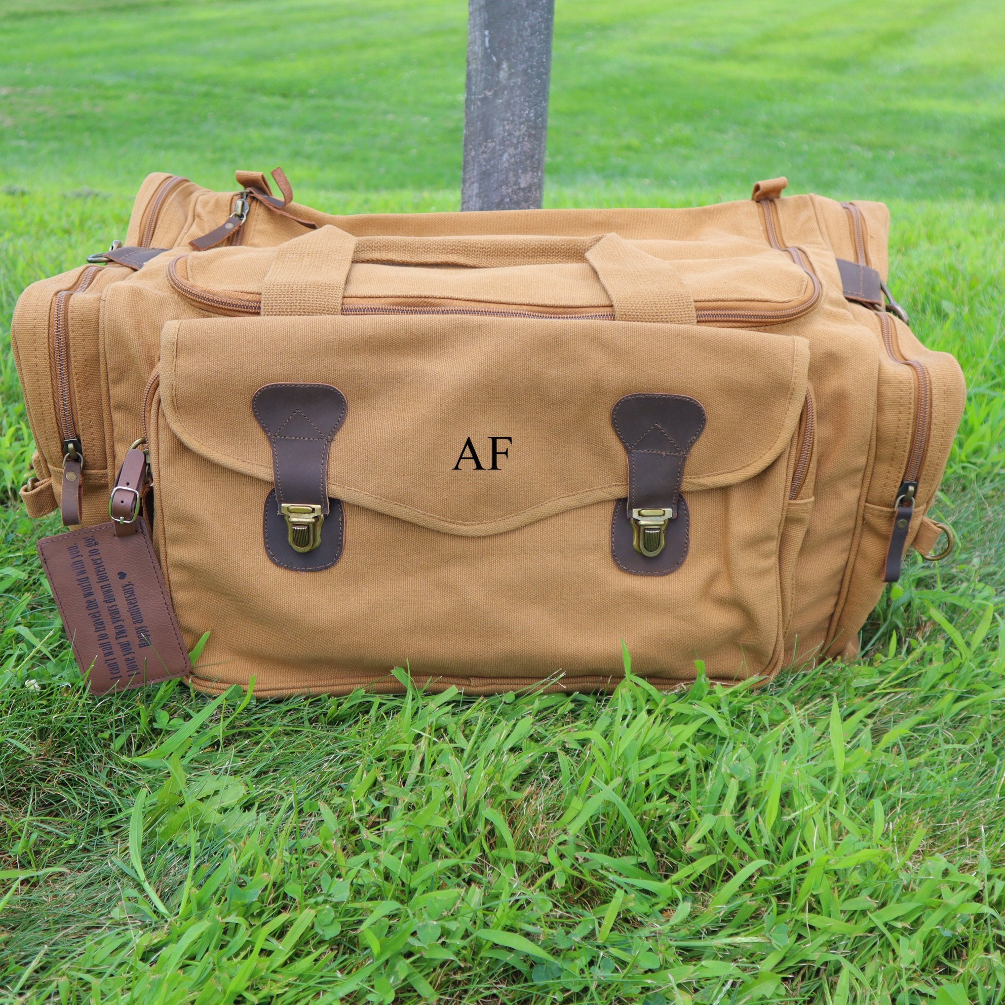 Anniversary Duffle - Groovy Groomsmen Gifts