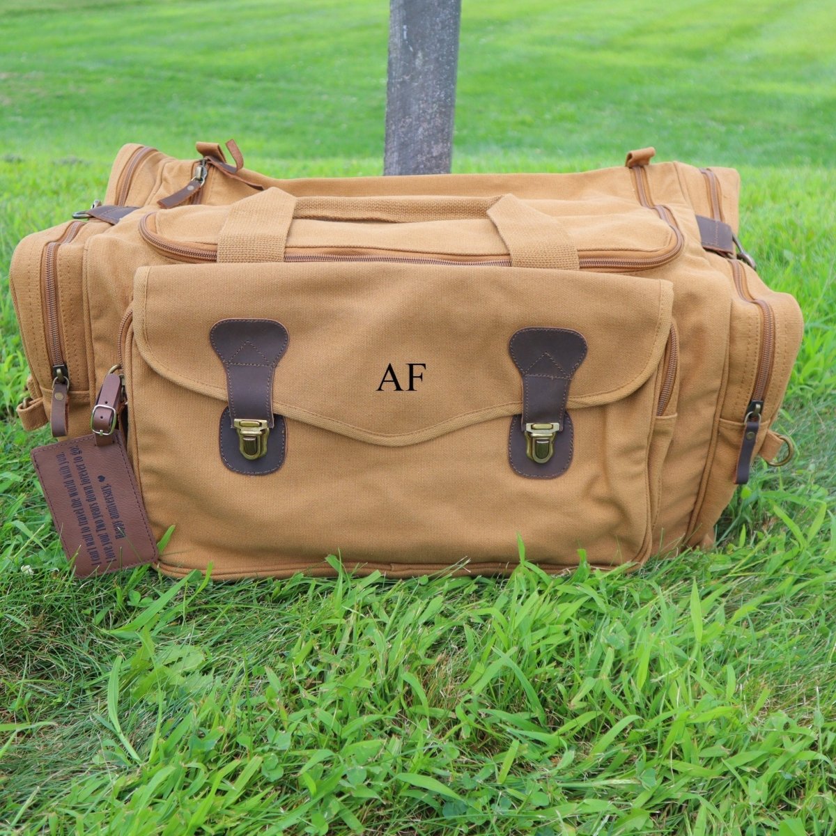 Anniversary Duffle by Groovy Groomsmen Gifts