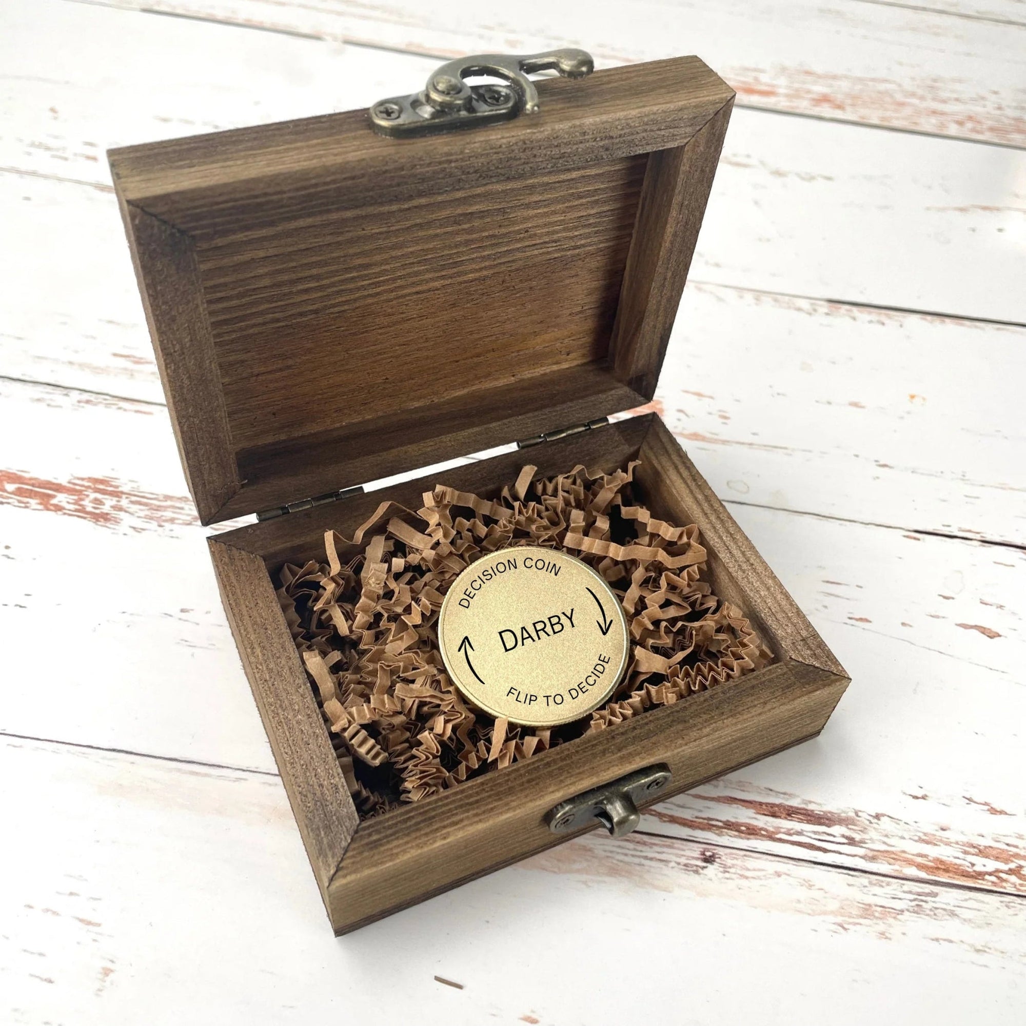 Anniversary Personalized Decision - Maker Coin by Groovy Groomsmen Gifts