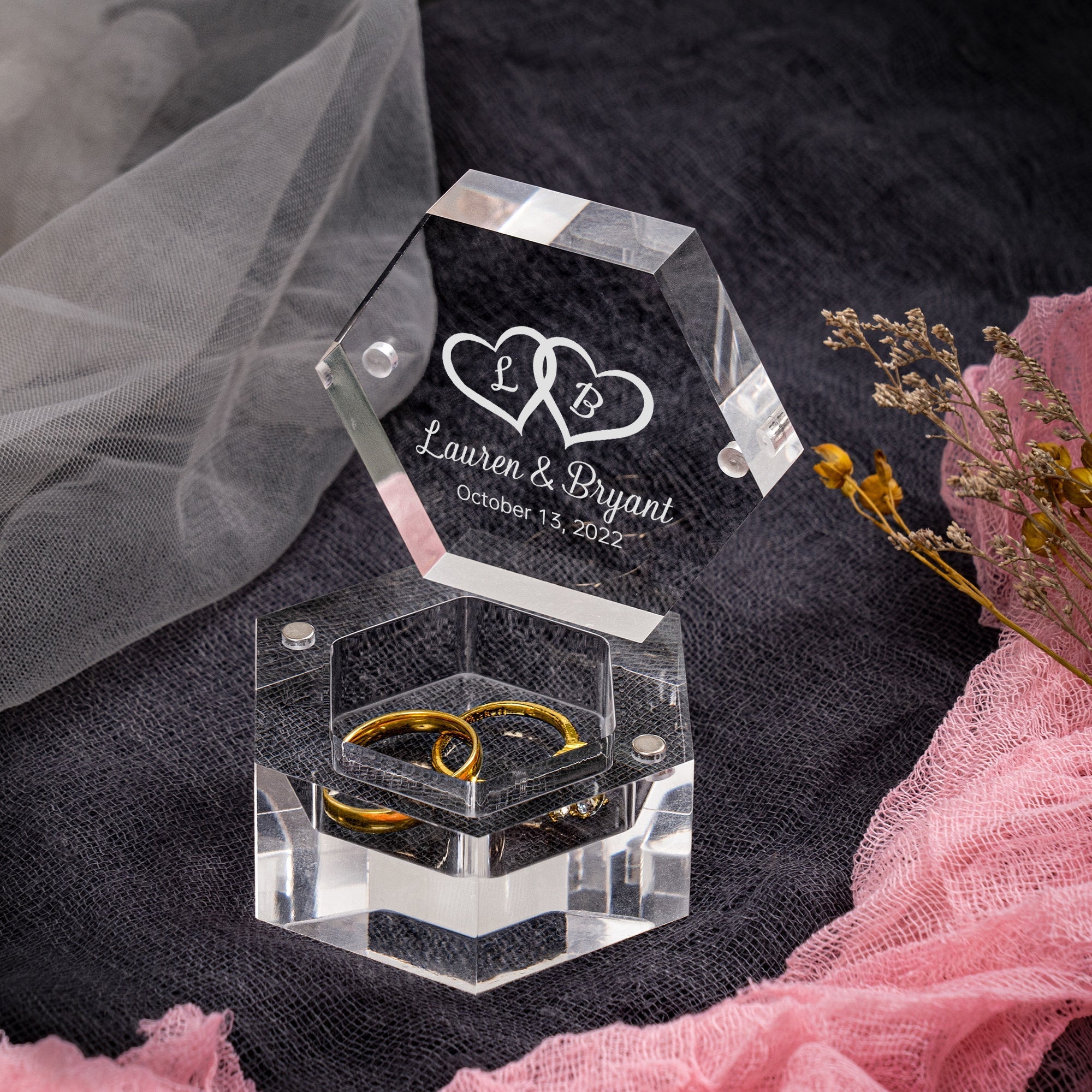 Anniversary Ring Box - Groovy Groomsmen Gifts