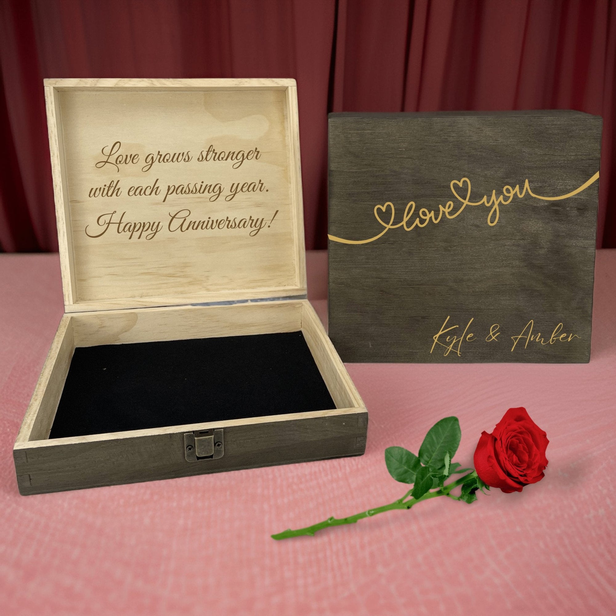 Anniversary Treasures Keepsake Box by Groovy Groomsmen Gifts