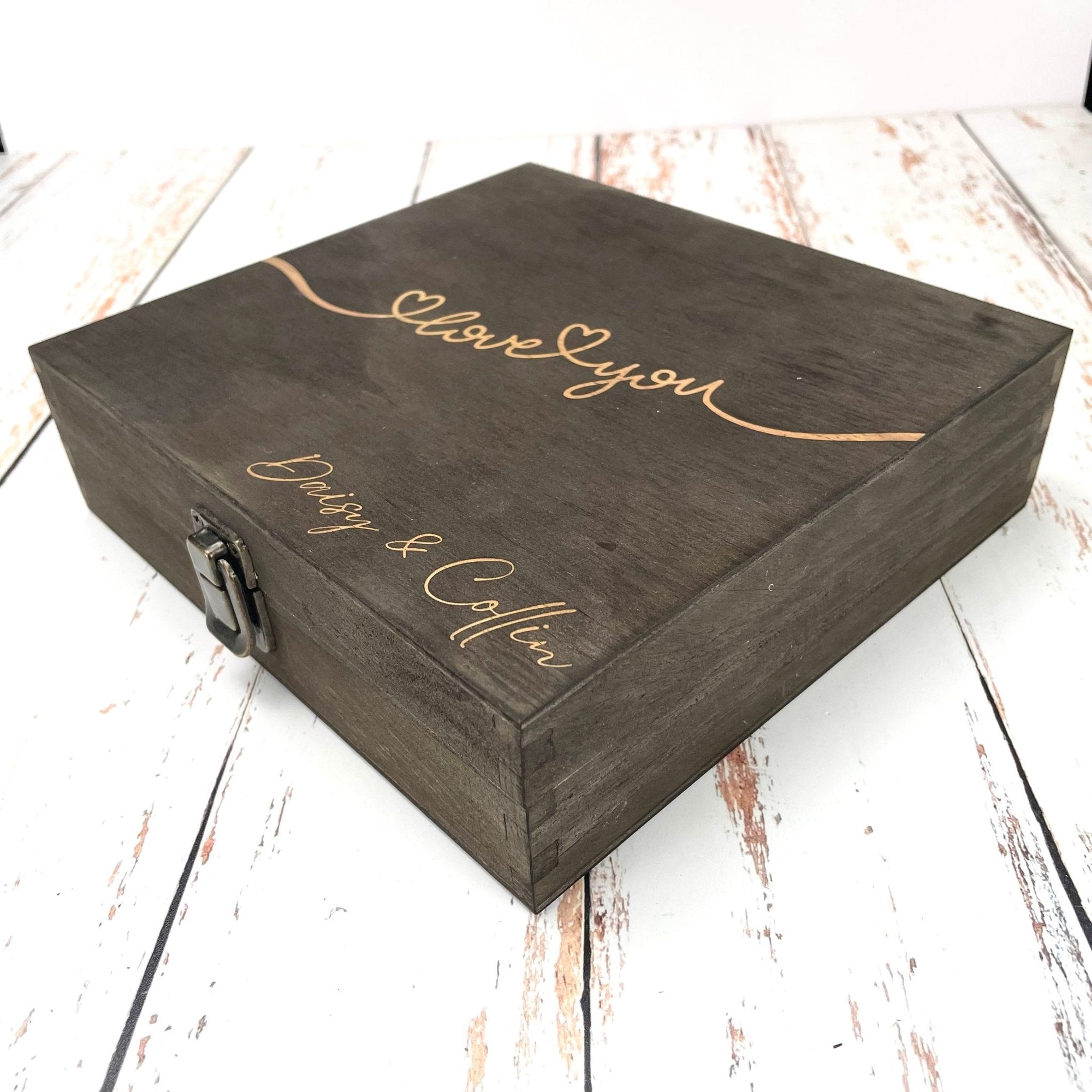 Anniversary Treasures Keepsake Box by Groovy Groomsmen Gifts