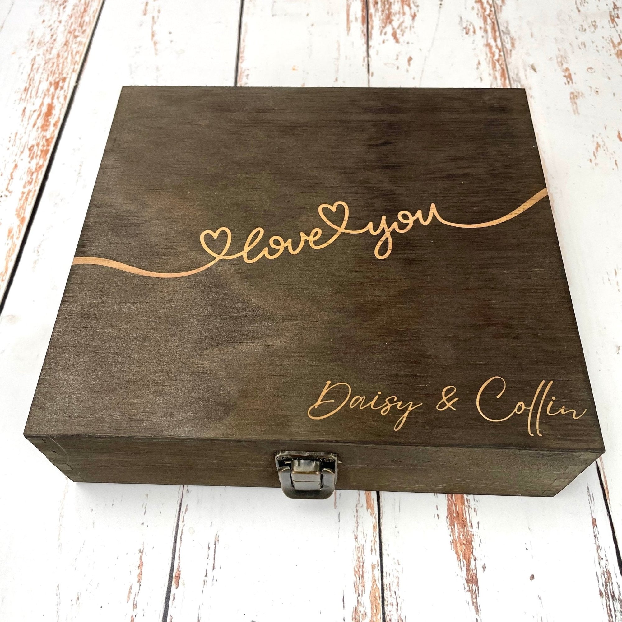 Anniversary Treasures Keepsake Box by Groovy Groomsmen Gifts