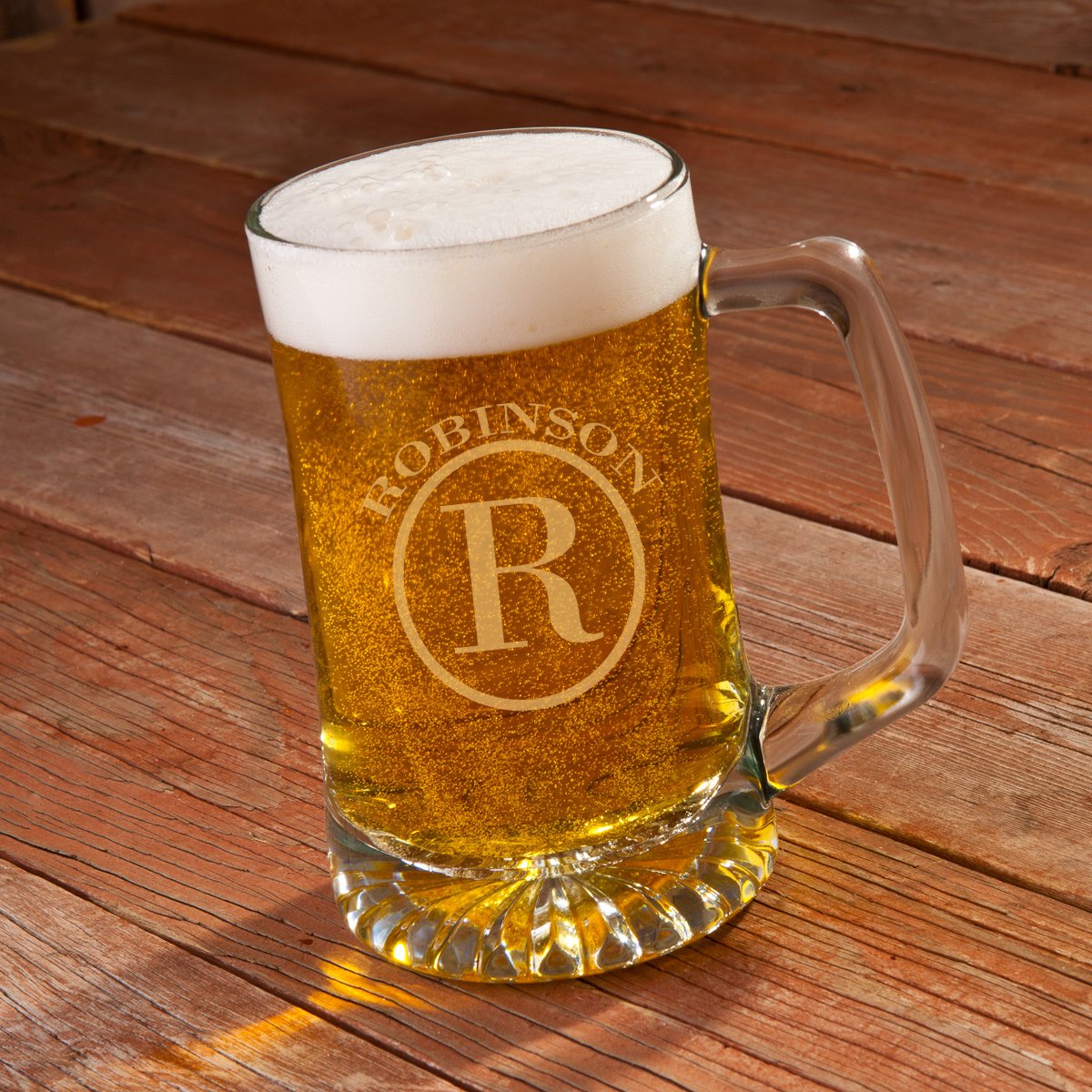 Bar 25 oz Custom Beer Mug by Groovy Groomsmen Gifts