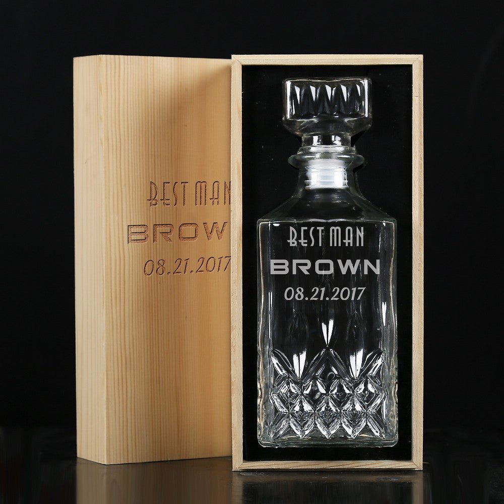 Bar Classic Decanter by Groovy Groomsmen Gifts