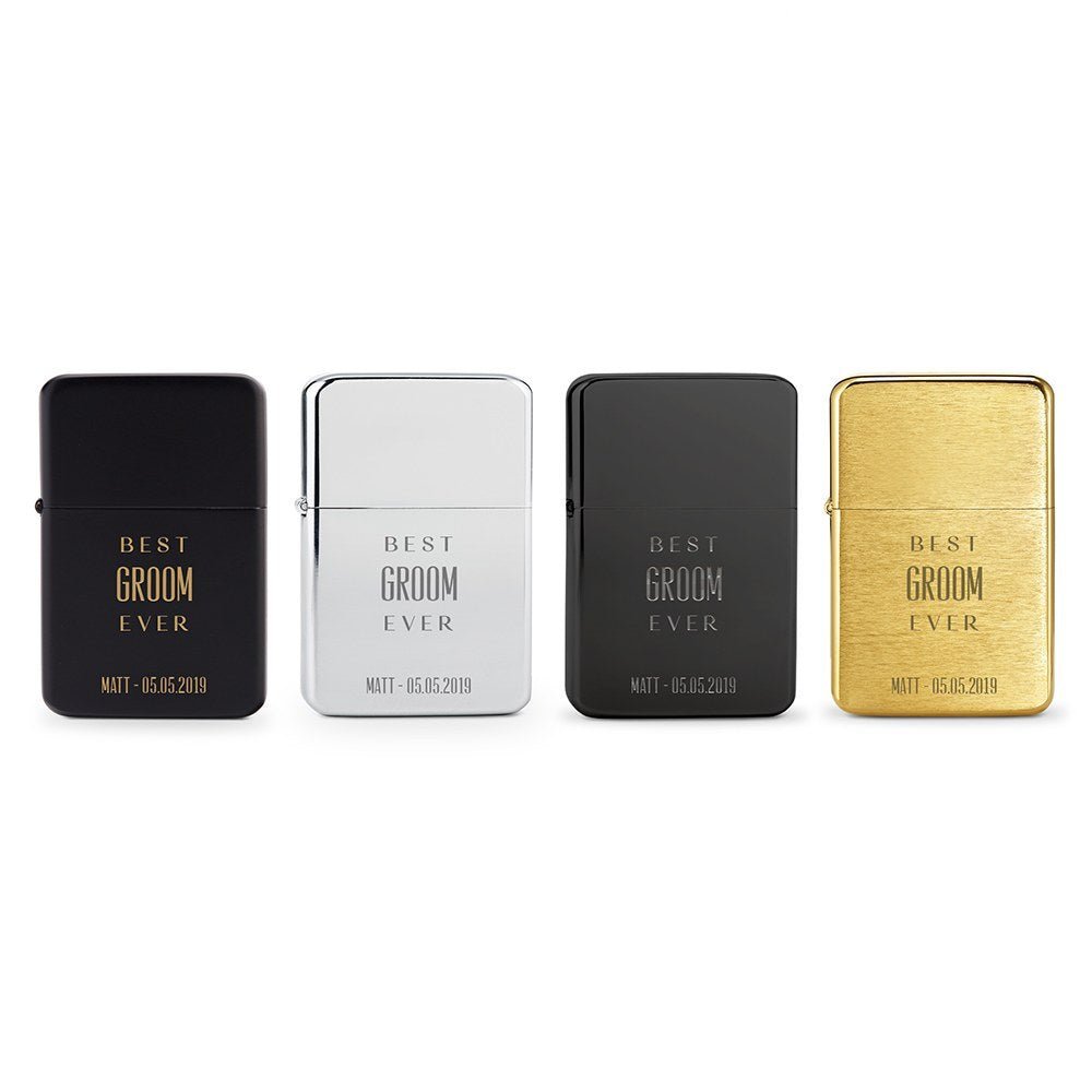 Bar Classic Groomsmen Zippo Lighter by Groovy Groomsmen Gifts