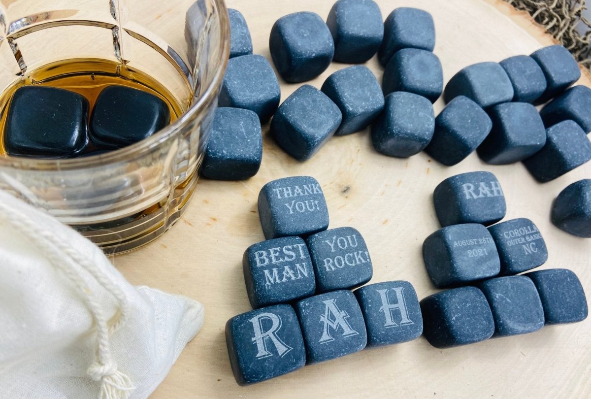 Bar Stone Cold Whiskey Cubes by Groovy Groomsmen Gifts