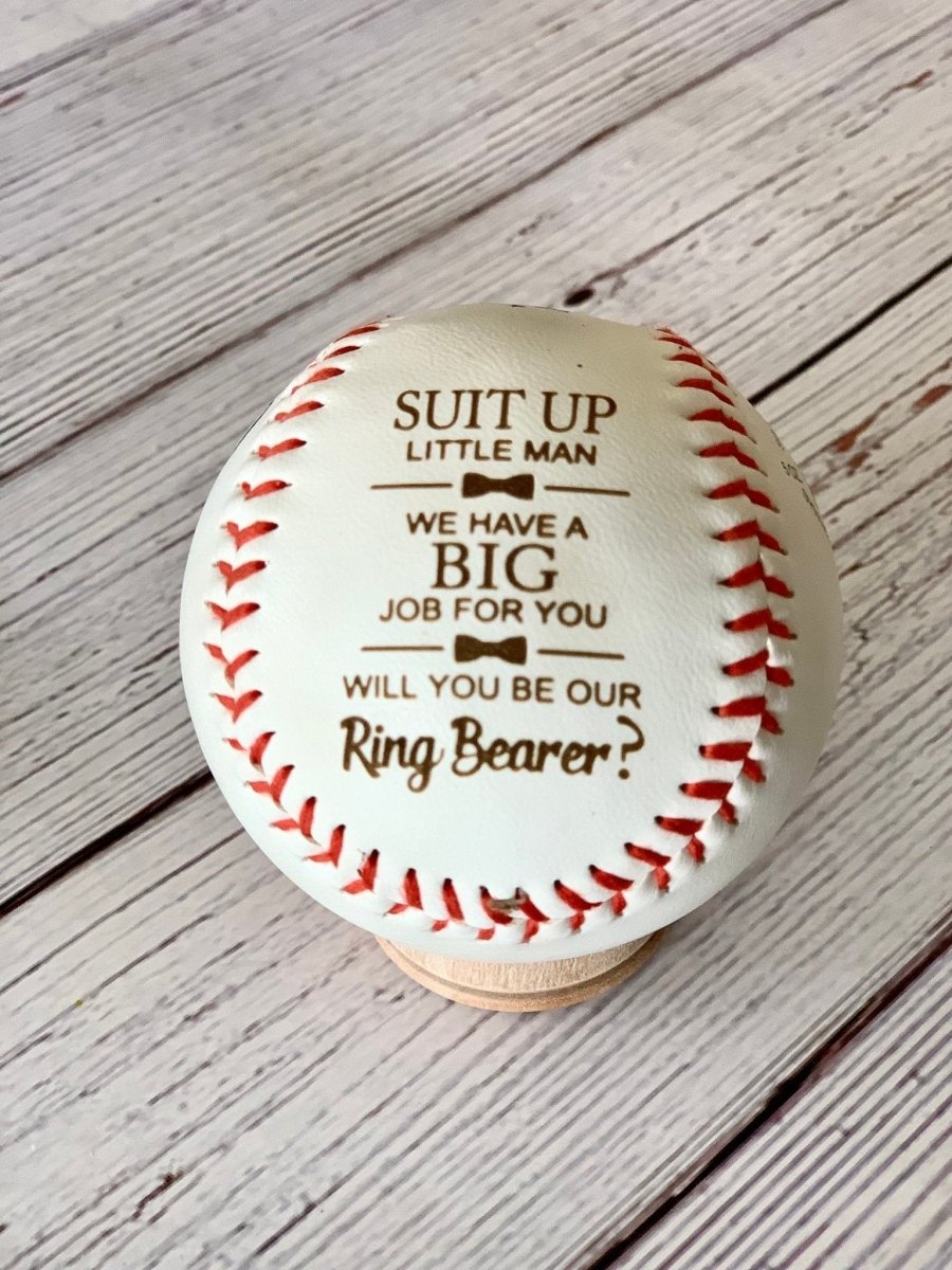 Baseball Littlest Proposal by Groovy Groomsmen Gifts