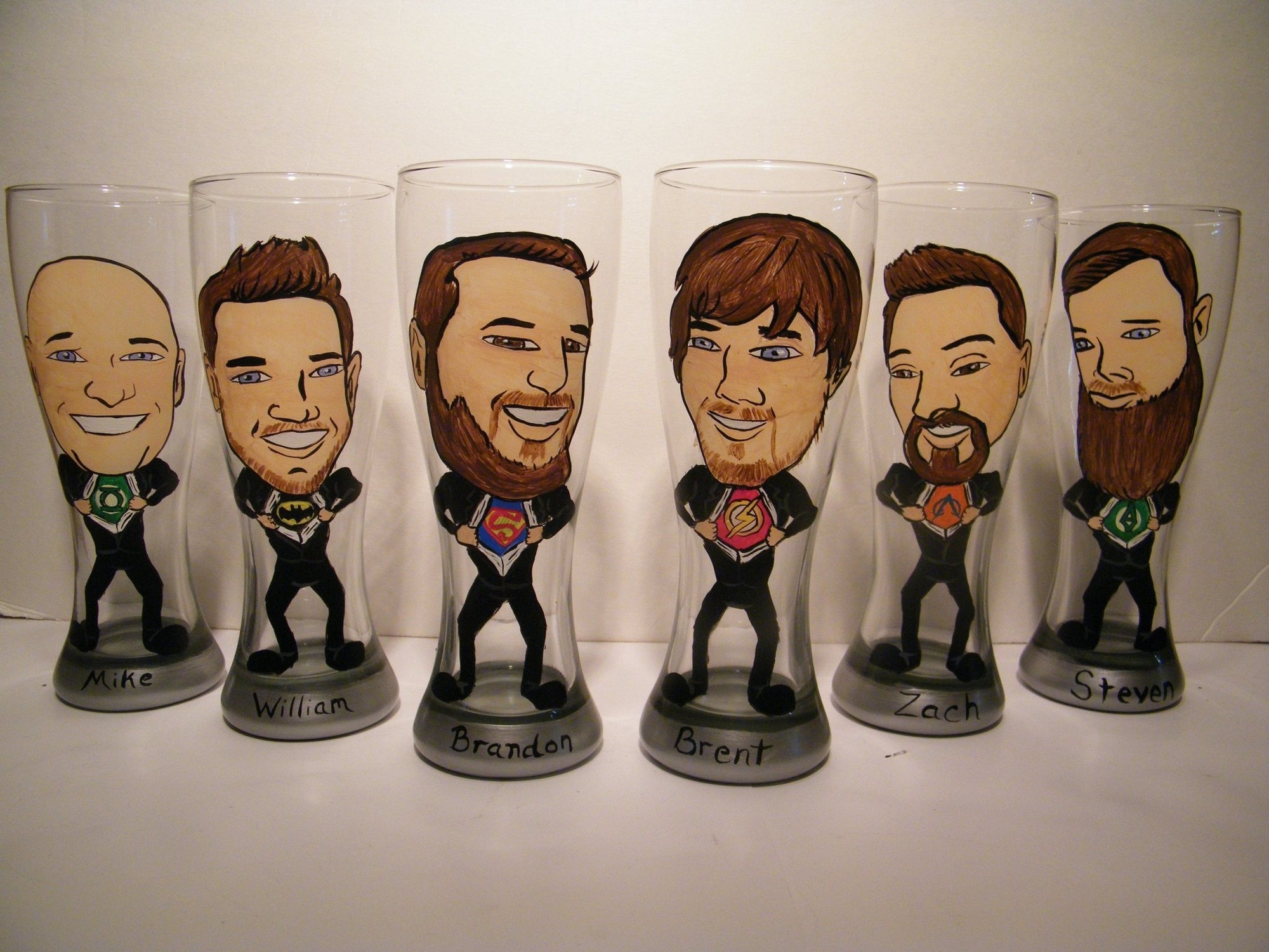 Caricature Bottle Ganger by Groovy Groomsmen Gifts