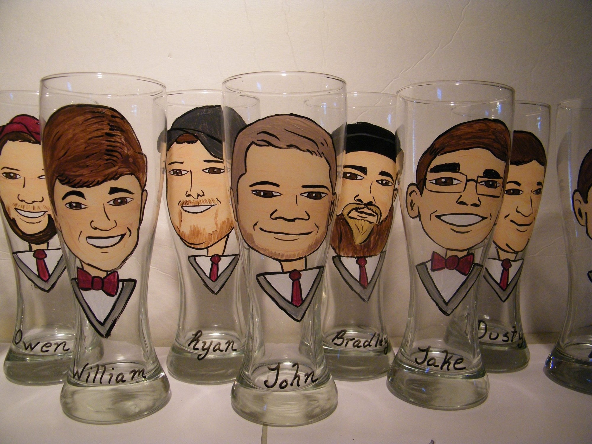 Caricature Bottle Ganger by Groovy Groomsmen Gifts