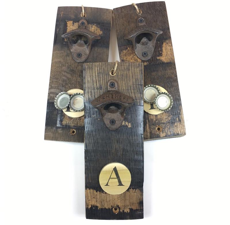 Bottle Openers Bourbon Barrel Beerheader by Groovy Groomsmen Gifts