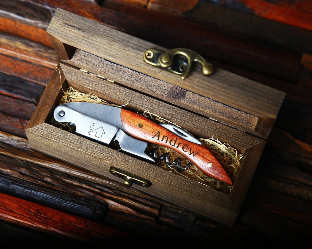 Bottle Openers Custom Wine Opener by Groovy Groomsmen Gifts