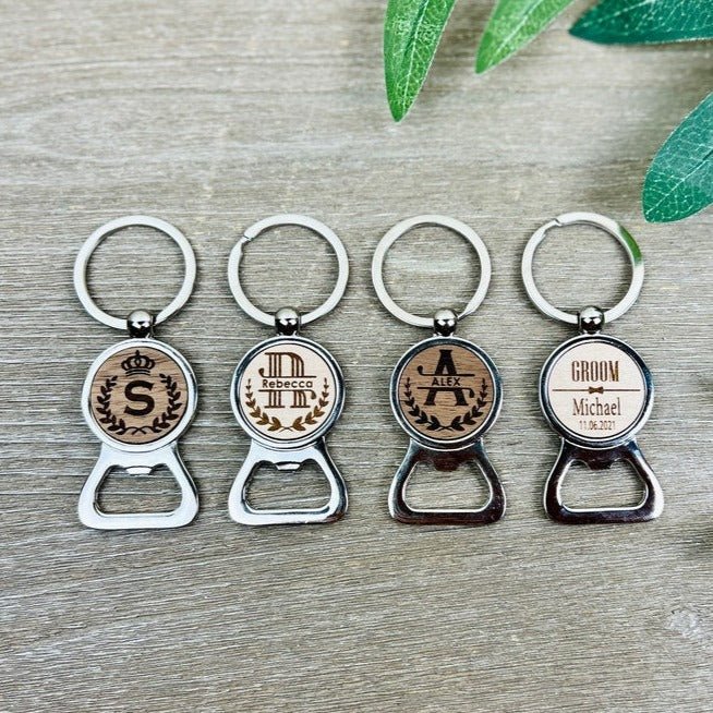 Bottle Openers Key Chain Capper by Groovy Groomsmen Gifts