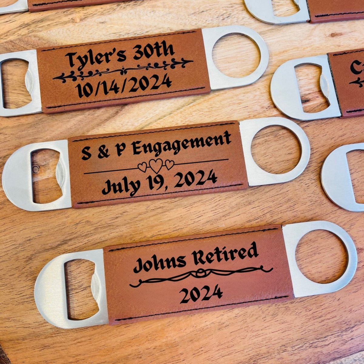 Bottle Openers Pop&#39;n Party Personalized Bottle Opener by Groovy Groomsmen Gifts