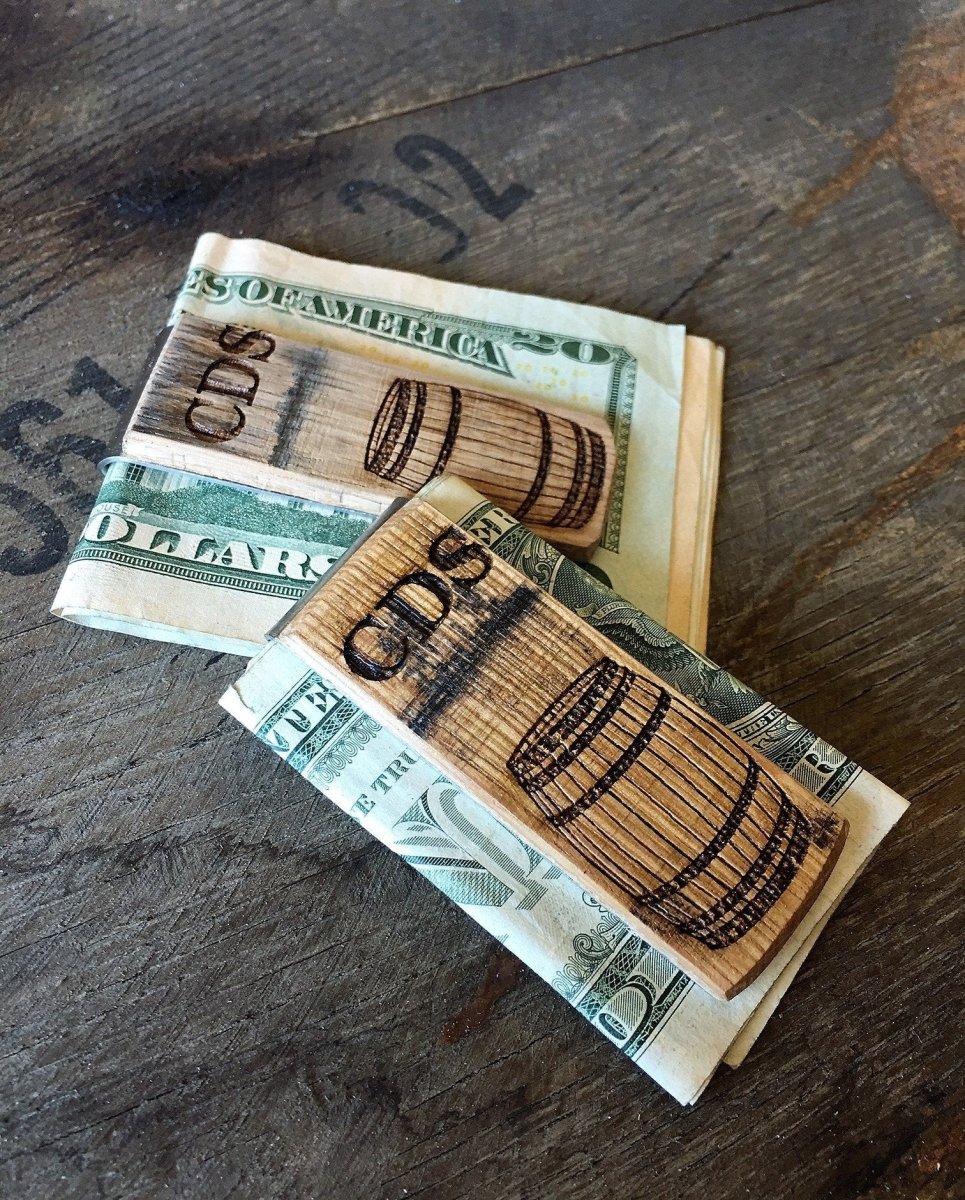 Bourbon Barrel Billfold by Groovy Groomsmen Gifts