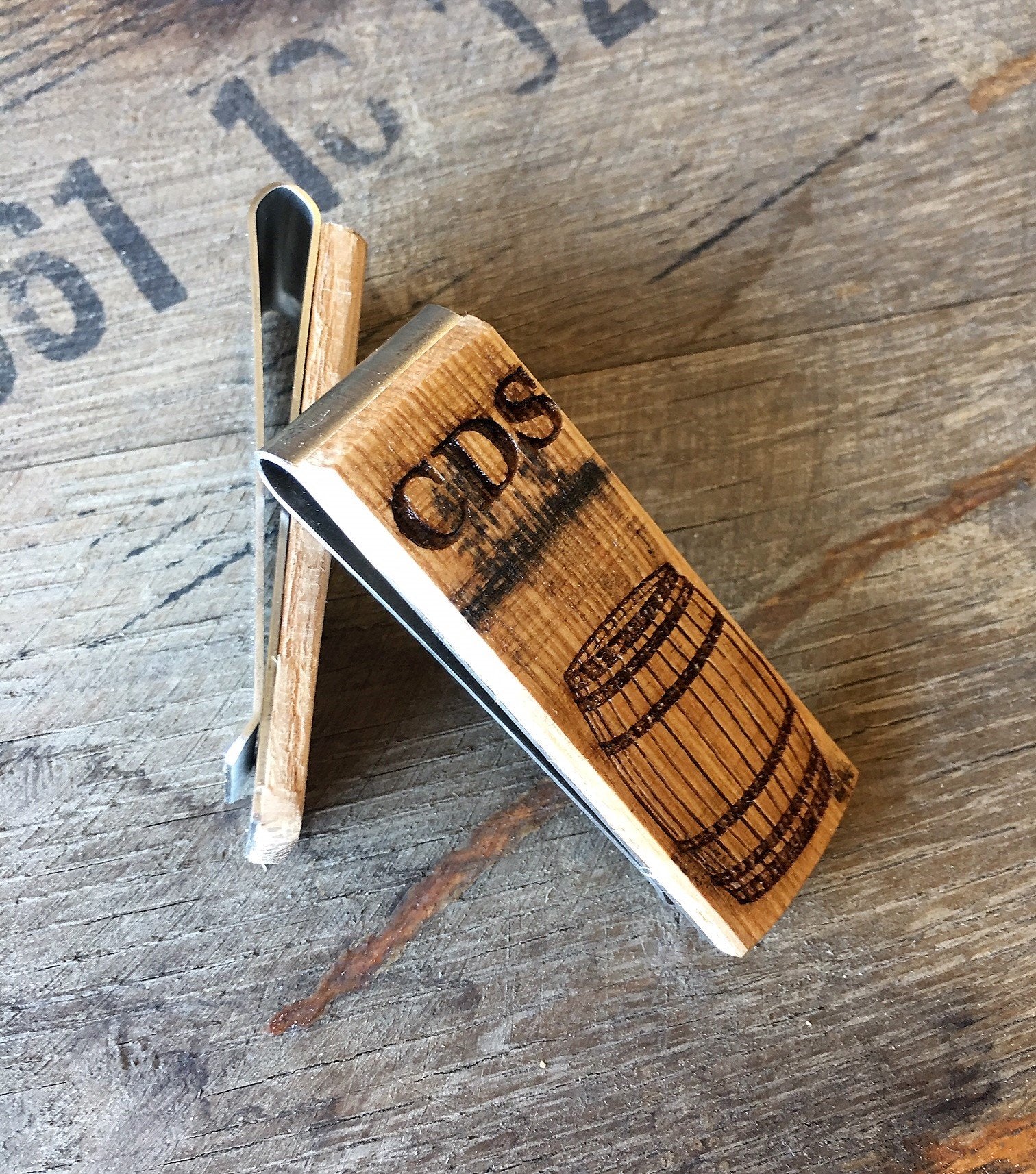 Bourbon Barrel Billfold by Groovy Groomsmen Gifts