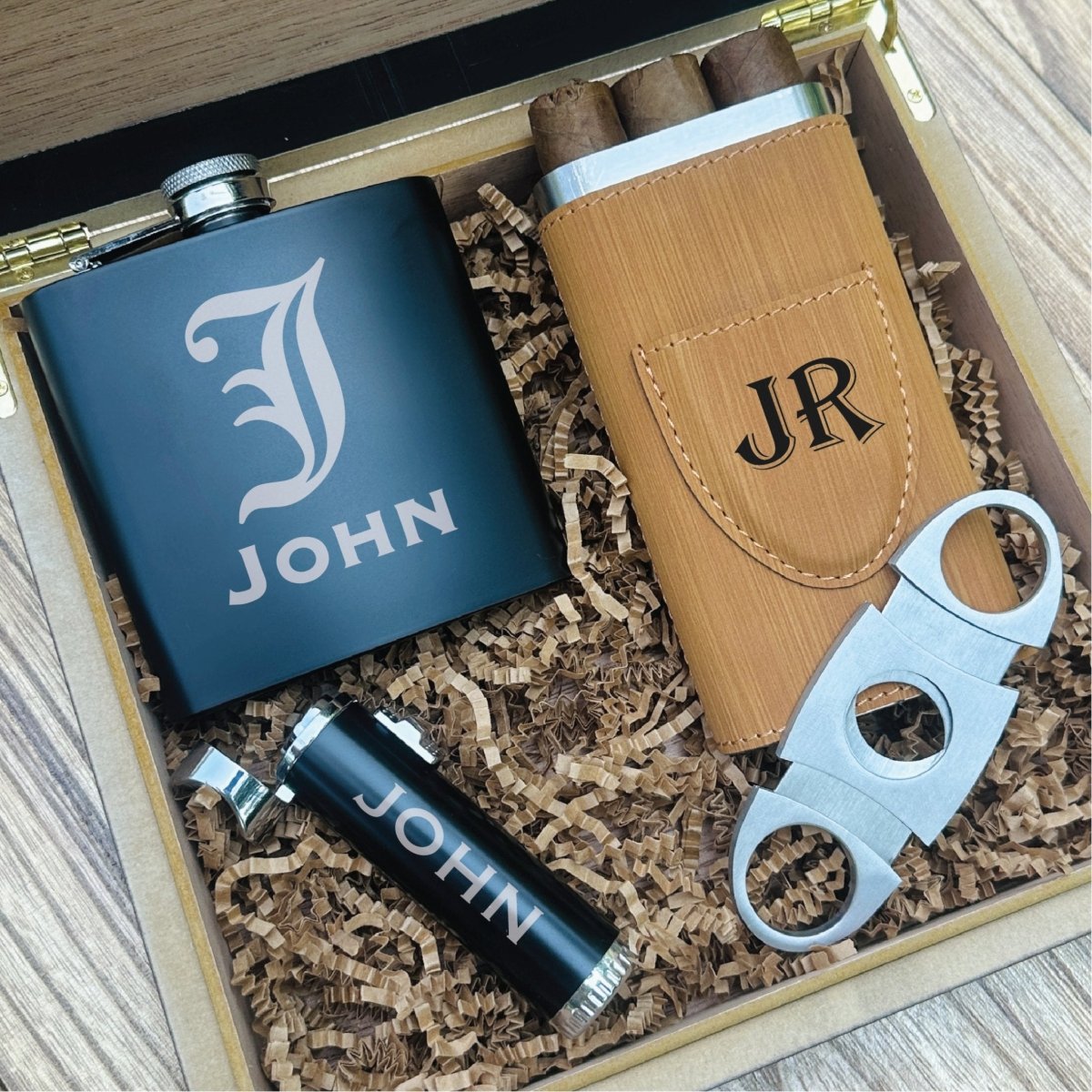 Box Set Midnight Gift Set by Groovy Groomsmen Gifts