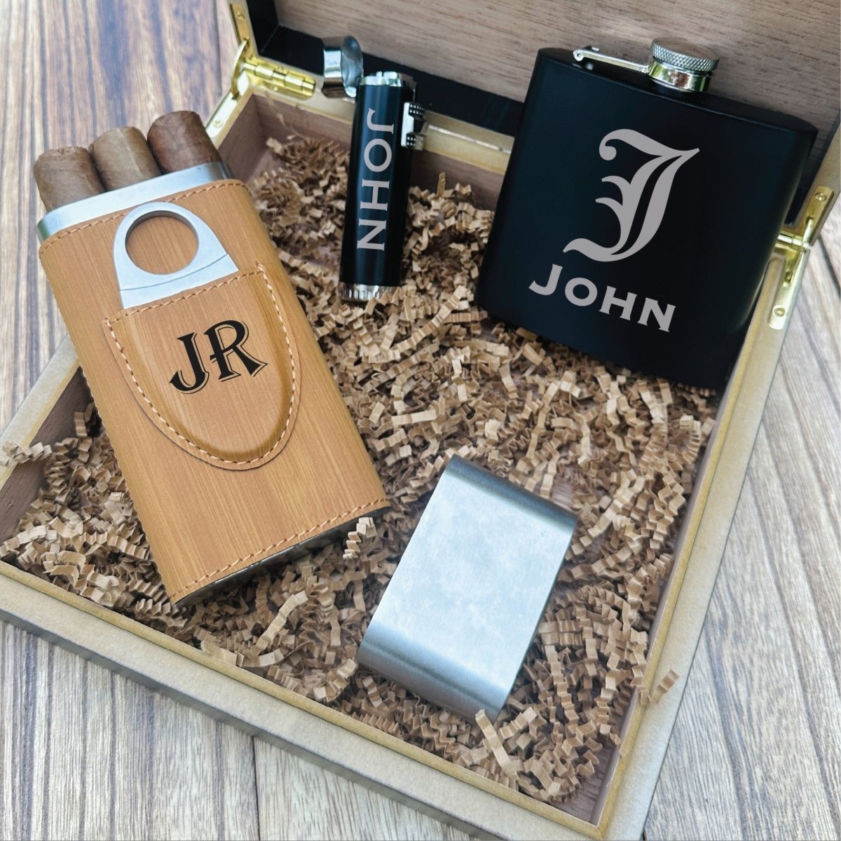 Box Set Midnight Gift Set by Groovy Groomsmen Gifts