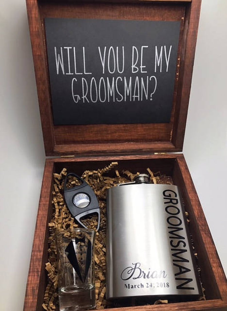 Box Sets Be My Bro? by Groovy Groomsmen Gifts