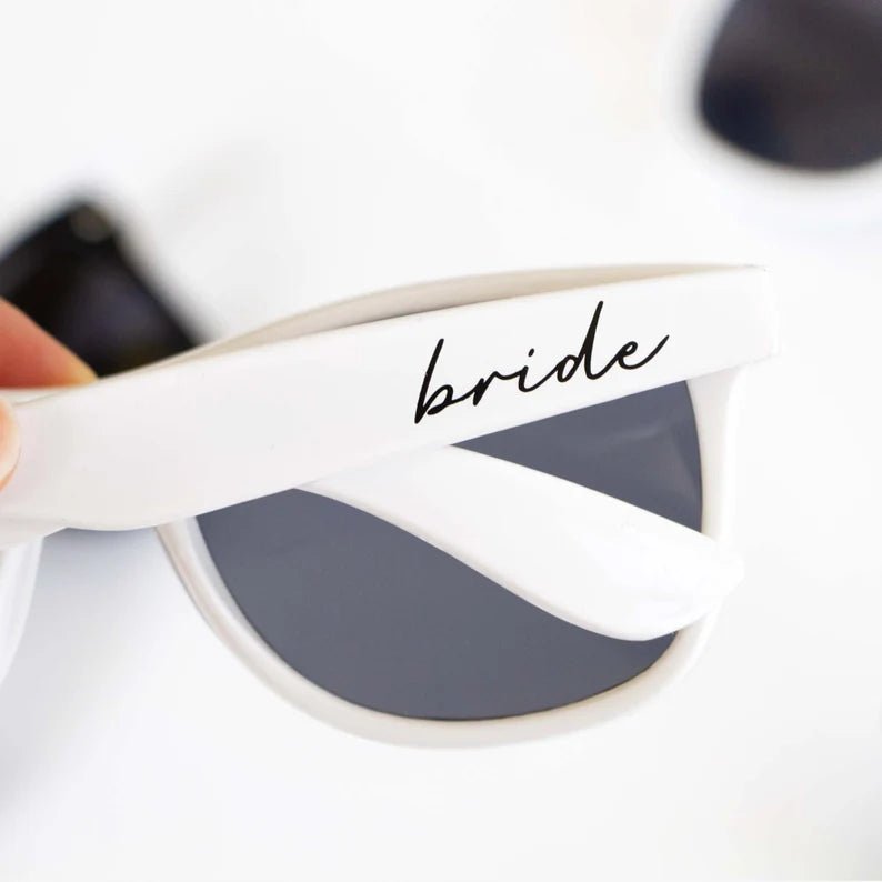 Bride/Groom Sunglasses - Groovy Groomsmen Gifts