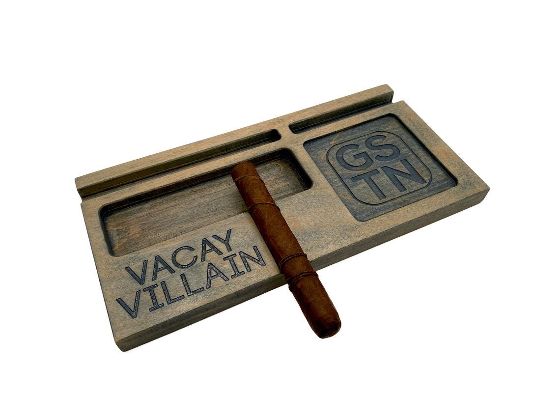 Cigar Cabin Fever Ashtray by Groovy Groomsmen Gifts