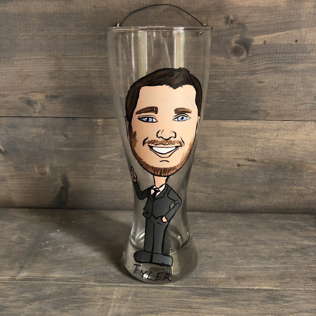 Caricature Bottle Ganger by Groovy Groomsmen Gifts