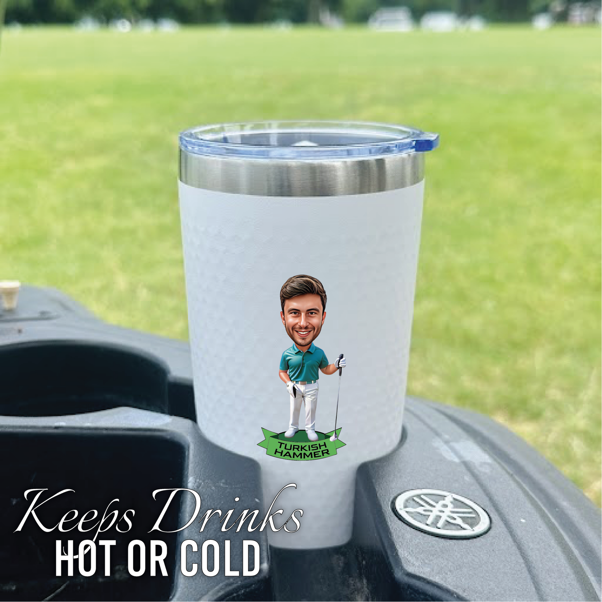 Golf Caricature Tumbler