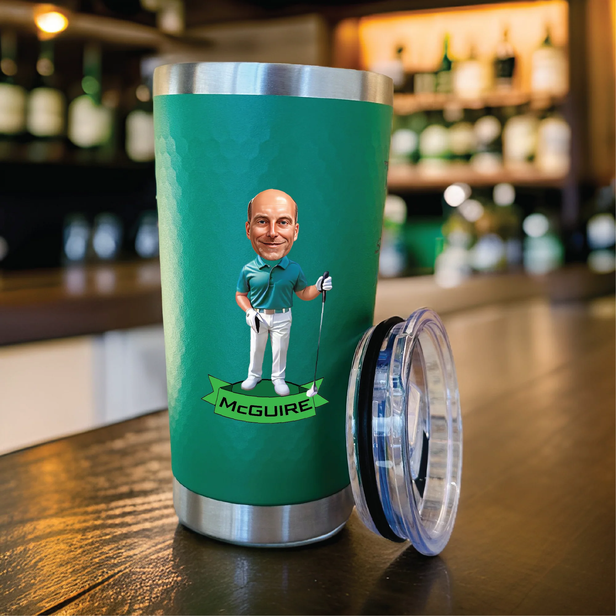 Golf Caricature Tumbler