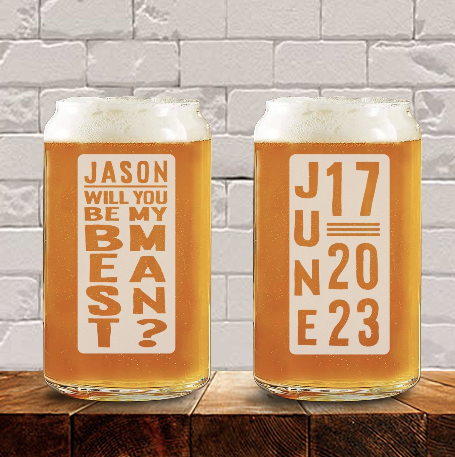 Groomsmen Proposal Cheers Proposal Glass by Groovy Groomsmen Gifts