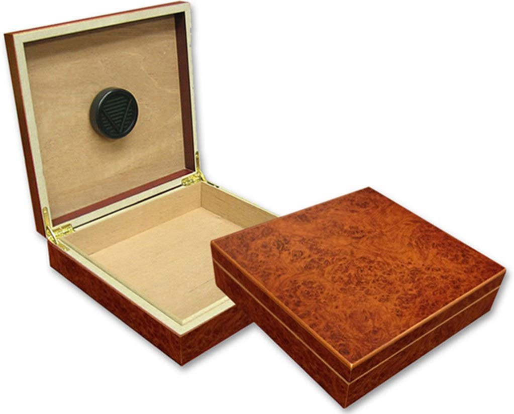 Cigar Burl Humidor by Groovy Groomsmen Gifts