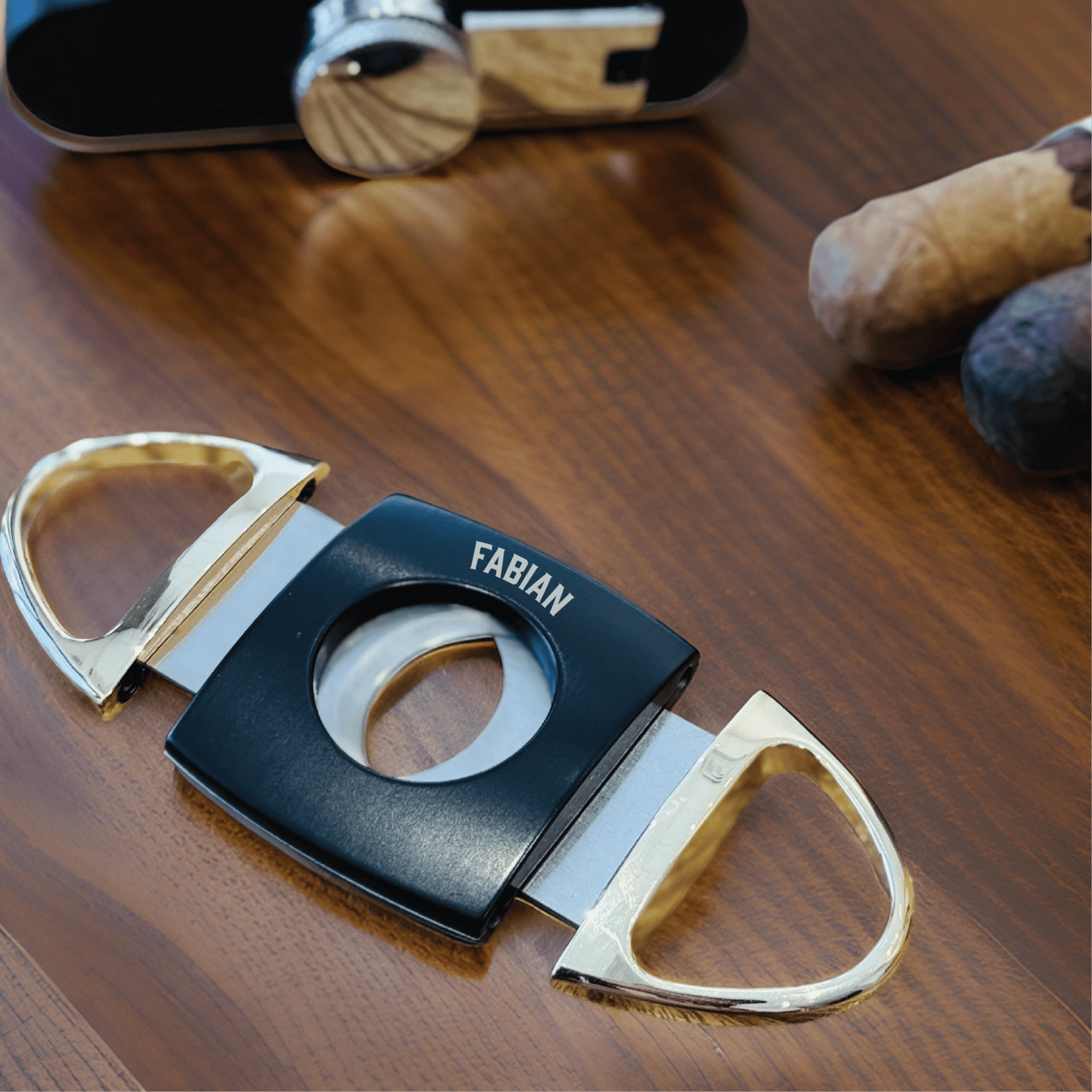 Cigar Cutter The Golden Edge by Groovy Groomsmen Gifts