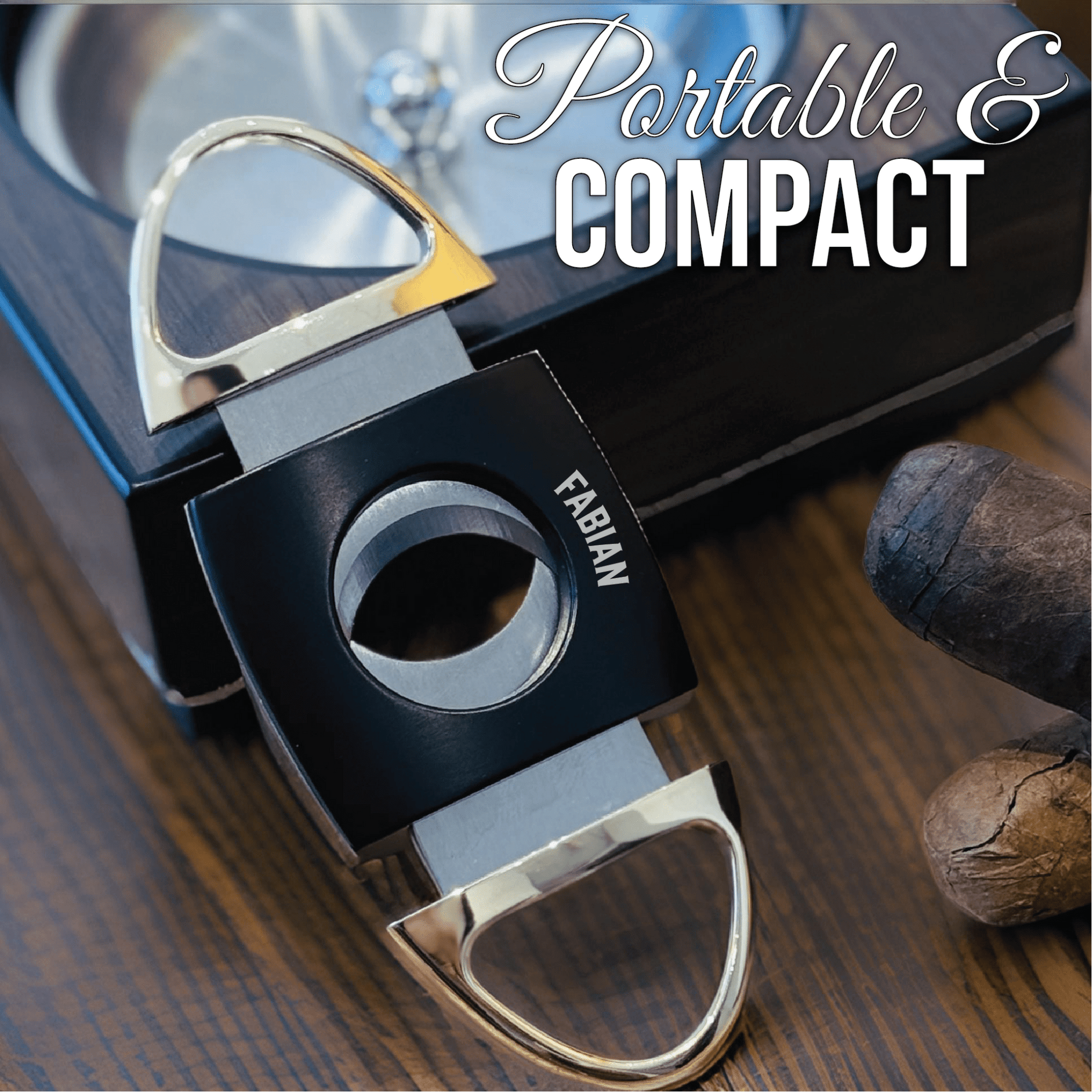 Cigar Cutter The Golden Edge by Groovy Groomsmen Gifts