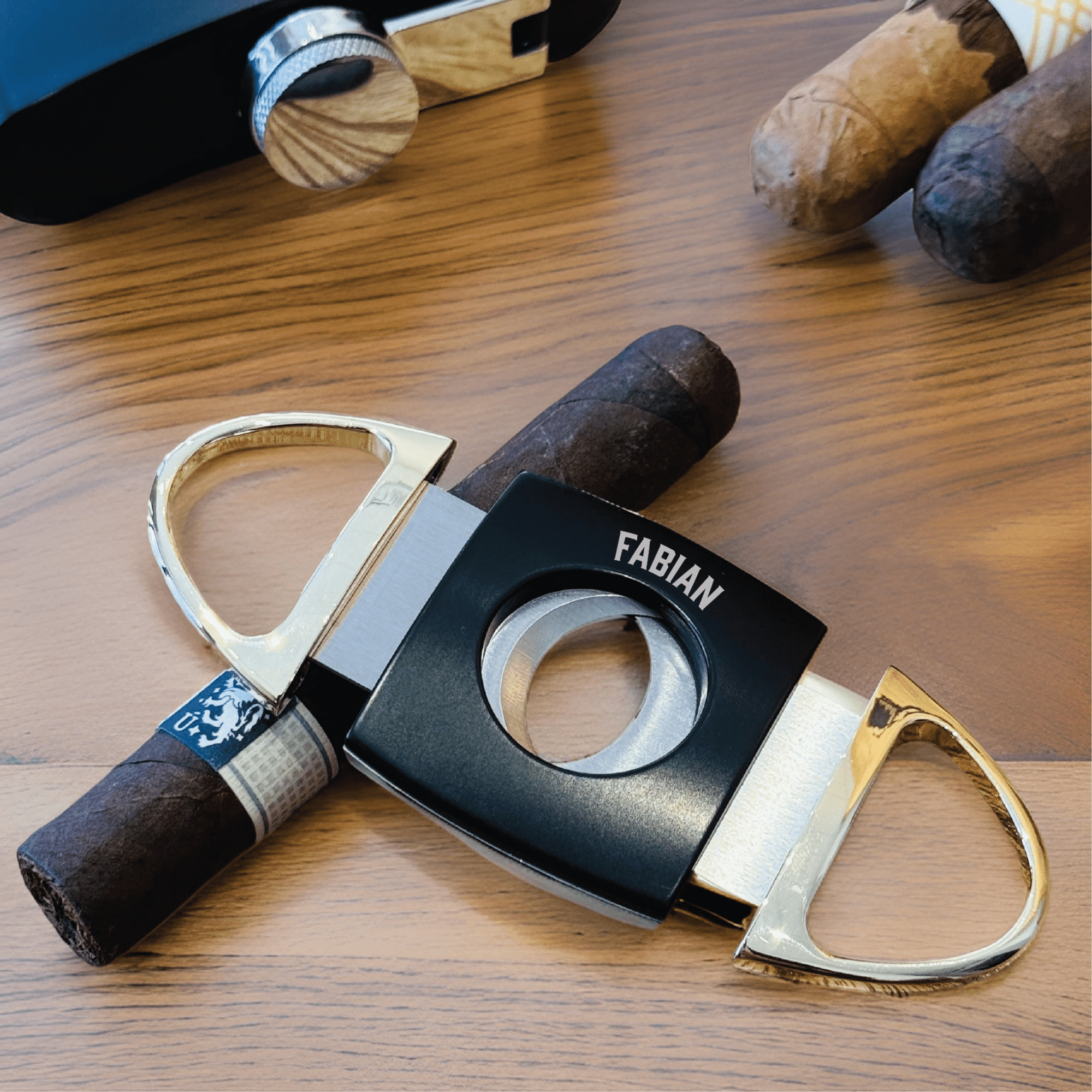 Cigar Cutter The Golden Edge by Groovy Groomsmen Gifts