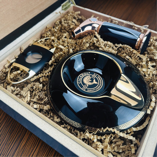 Cigar Gift Box Set Classic Groomsman Cigar Gift Set by Groovy Groomsmen Gifts