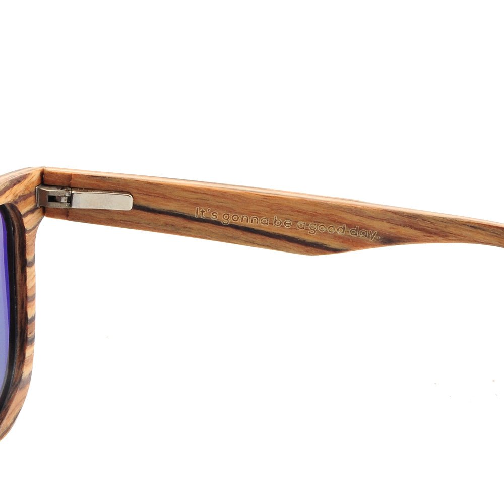 Wooden Sunglasses Cirque Abalone Wayfinder Sunglasses by Groovy Groomsmen Gifts